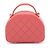 Chanel Rosso Trapuntato in Agnello Chic Riviera Vanity Case con Manico - vista 2