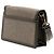 Borsa a tracolla Burberry in tela grigia Horseferry Note Marrone - vista 2