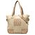 Braune Canvas Anagram Tasche von LOEWE Beige