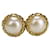 Orecchini in metallo Chanel Coco Mark D'oro