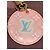 Charm da borsa Louis Vuitton San Valentino Rosa in vernice - vista 8
