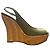 Gucci Wedge-Sandalen aus Lackleder - Ansicht 5