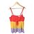 Chloé See By Chloe Farbblock-Camisole Rot Lila Gelb