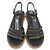 Timeless Sandali in pelle Chanel Coco Mark Nero - vista 2
