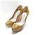 Pumps aus Lackleder von Miu Miu Beige Kamel