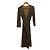 Autre Marque Vestido de seda Diane von Furstenberg Negro Beige