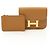 Billetera Bifold Slim Constance Hermès Castaño - vista 6