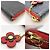 Cartera Larga Redonda Clemence Louis Vuitton Roja Azul marino - vista 4