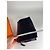 Vintage Hermès Canvas Clutch in Lila und Schwarz - Ansicht 11