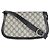 Borsa a spalla Blondie in tela GG Supreme beige e blu di Gucci - vista 2