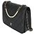 Wallet On Chain Cartera de Perlas de Cordero Gris Oscuro Iridiscente con Cadena de Chanel Castaño - vista 2