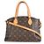 Louis Vuitton Monogram Canvas Rivoli PM Marrone - vista 2