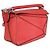 Borsa Mini Puzzle in Pelle di Vitello Scarlet Loewe Rosso - vista 4