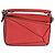 Borsa Mini Puzzle in Pelle di Vitello Scarlet Loewe Rosso - vista 8