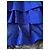Autre Marque Jacques Gratz Cocktailkleid Blau Satin mit Punkten - Ansicht 4