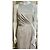 Vera Wang Abito da sera argento in satin e chiffon Grigio - vista 2