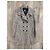 Abrigo de tweed Dolce & Gabbana negro y blanco - vista 5