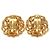 Timeless Vintage Coco Mark Gold Clip Ohrringe von Chanel Golden - Ansicht 2