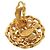 Timeless Vintage Coco Mark Gold Clip Ohrringe von Chanel Golden - Ansicht 5