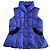 Ärmellose Weste oder Daunenjacke Marc Cain Blau-Violett Gr. 1 oder 36-38 Schwarz Lila