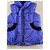 Ärmellose Weste oder Daunenjacke Marc Cain Blau-Violett Gr. 1 oder 36-38 Schwarz Lila - Ansicht 3