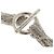 Collana Toggle Cuore Aperto in Argento Sterling di Tiffany & Co. - vista 3