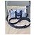 Borsa a tracolla Keepall XS Monogram Watercolor Bianco Blu di Louis Vuitton - vista 11
