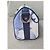 Borsa a tracolla Keepall XS Monogram Watercolor Bianco Blu di Louis Vuitton - vista 4