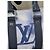 Borsa a tracolla Keepall XS Monogram Watercolor Bianco Blu di Louis Vuitton - vista 8