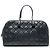 Borsa Dior Malice in agnello perforato nero Cannage e denim