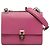 Fendi Piccola Borsa a Tracolla Kan I in Pelle Rosa