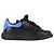 Sneakers Oversized Alexander McQueen in Pelle Nera Nero
