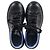 Sneakers Oversized Alexander McQueen in Pelle Nera Nero - vista 3