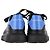 Sneakers Oversized Alexander McQueen in Pelle Nera Nero - vista 5