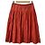 Autre Marque Falda de algodón y seda Paule Ka Roja