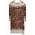 Autre Marque Vestido de punto de seda RURI de Diane von Furstenberg Negro Naranja Crudo
