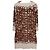 Autre Marque Vestido de punto de seda RURI de Diane von Furstenberg Negro Naranja Crudo - vista 3