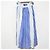 Autre Marque Falda larga Ray Beams a rayas Blanco Azul - vista 2