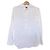 Autre Marque Camisa de manga larga con botones de perla CANCLINI Martinique Blanco
