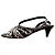 Céline Celine Tierdruck Haarkalb Niedrig Absatz Sandalen Braun Beige - Ansicht 5