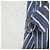 Autre Marque Abito camicia a maniche corte a righe Cedric Charlier Blu - vista 3