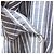 Autre Marque Abito camicia a maniche corte a righe Cedric Charlier Blu - vista 4