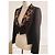 Atemberaubender schwarzer DENNY ROSE Blazer mit bunten Kristallen Mehrfarben - Ansicht 12