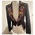 Atemberaubender schwarzer DENNY ROSE Blazer mit bunten Kristallen Mehrfarben - Ansicht 6
