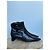 Botines Louis Vuitton de cuero negro con hebilla LV - vista 4