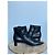 Botines Louis Vuitton de cuero negro con hebilla LV - vista 6