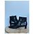 Botines Louis Vuitton de cuero negro con hebilla LV - vista 7