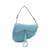 Dior Saddle Grained Calfskin Leather No Strap Handbag Blue  ref.2585545