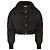 Giacca puffer corta Caraco Jacquemus nera Nero