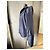 Camicia Dior in seta blu navy con ricamo ape - vista 3